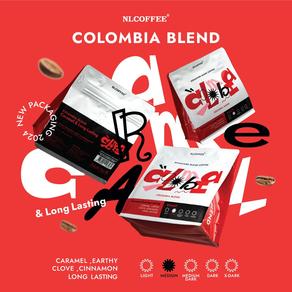เมล็ดกาแฟ Colombia Blend | NLCOFFEE