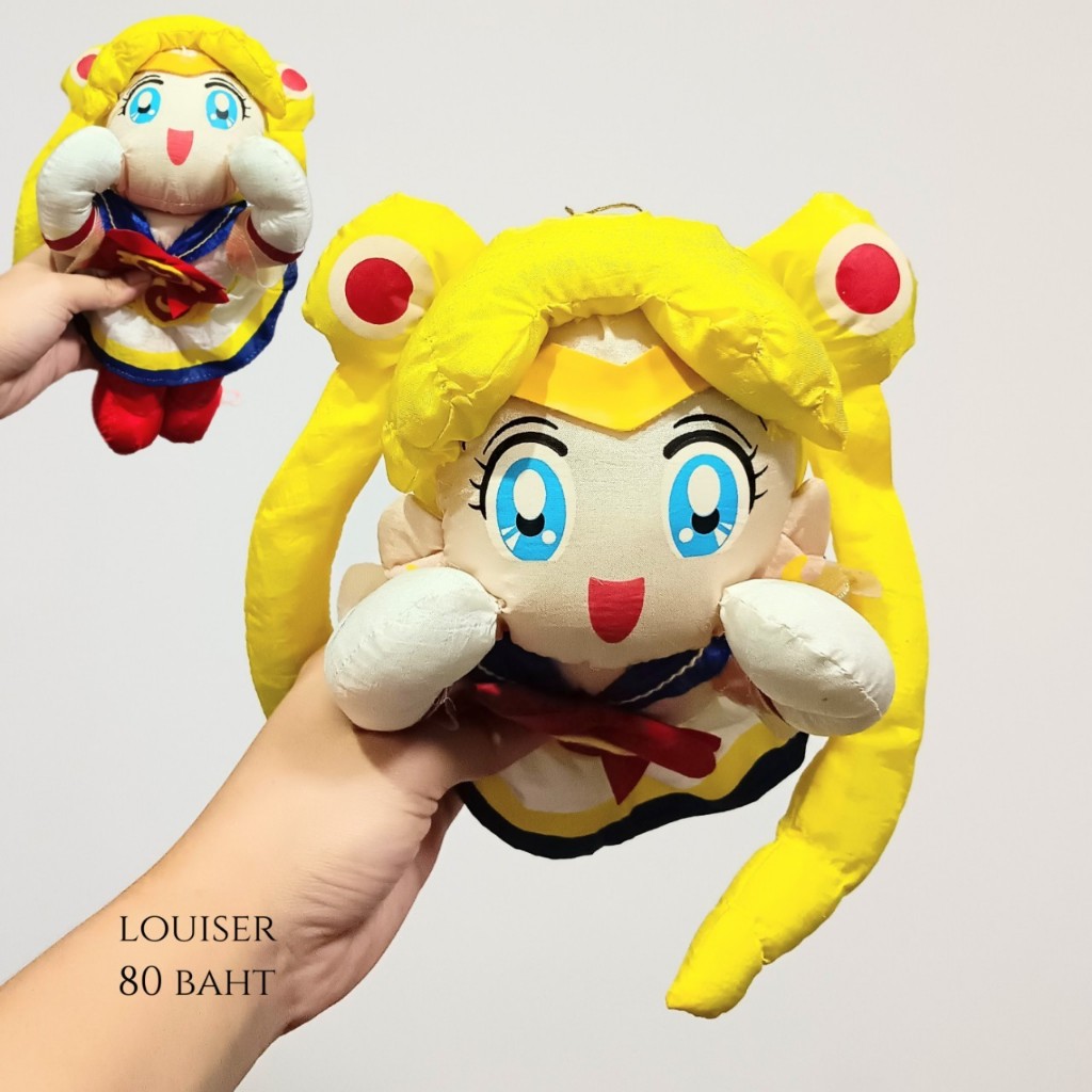 ตุ๊กตาและพวงกุญแจจากอนิเมะเรื่องเซเลอร์มูน Sailor moon ของแท้ พร้อมส่ง มีเก็บเงินปลายทาง
