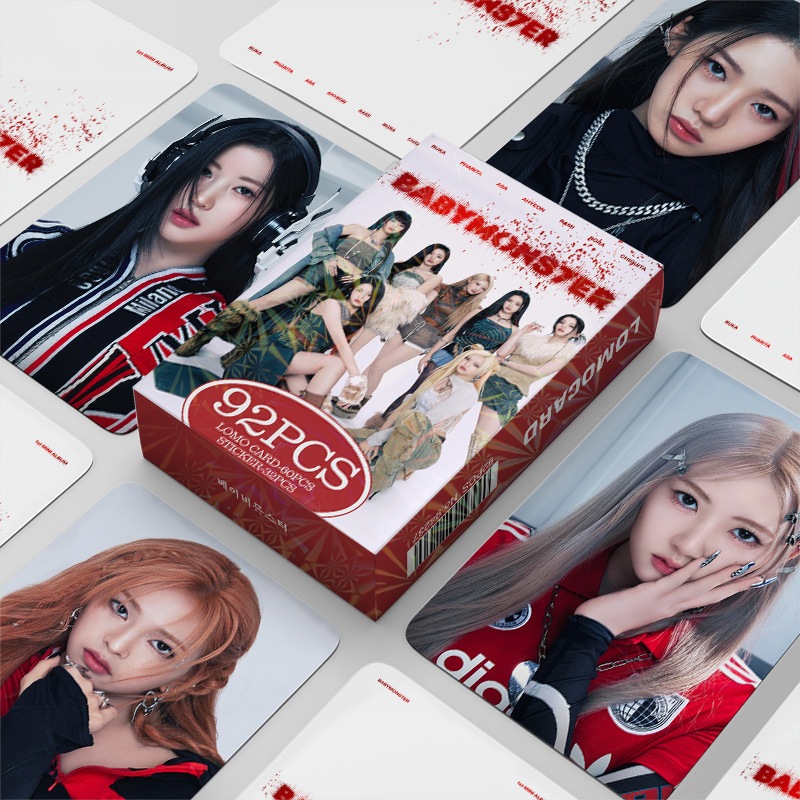 ร้านในไทย Lomo card BABYMONSTER มี 3 แบบให้เลือก พร้อมส่ง