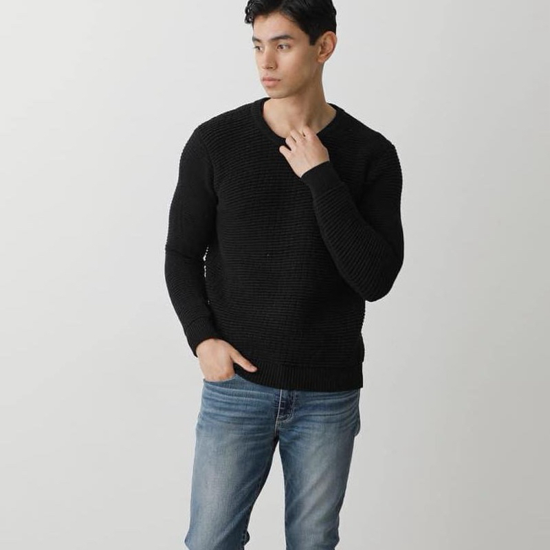 AZUL BY MOUSSY (ป้าย)เสื้อถัก/เสื้อสเวตเตอร์ถักแขนยาว แบรนด์ญี่ปุ่น มือ1 แท้💯 - รูปที่ 5