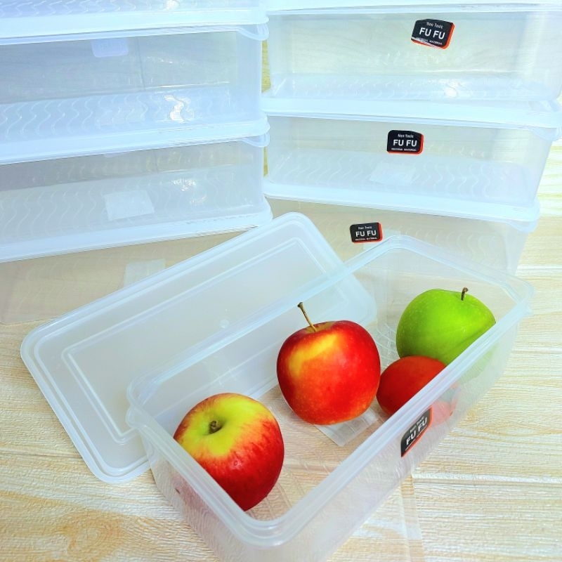 the Box 1,650ml  กล่องพลาสติกใสขุ่น- ฝานิ่ม(11×24×7.5cm)food grade จัดระเบียบสิ่งของ ดีคงทน พร้อมส่ง - รูปที่ 4