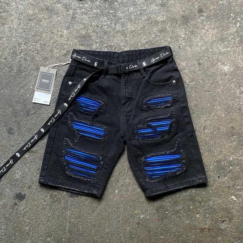 กางเกงขาสั้นยีนส์ (#GENOA  Short AM1 Denim)