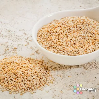 งาขาวคั่ว 500 ก. (สีกลาง) งาขาวคั่ว สุกพร้อมทาน | Roasted White Sesame