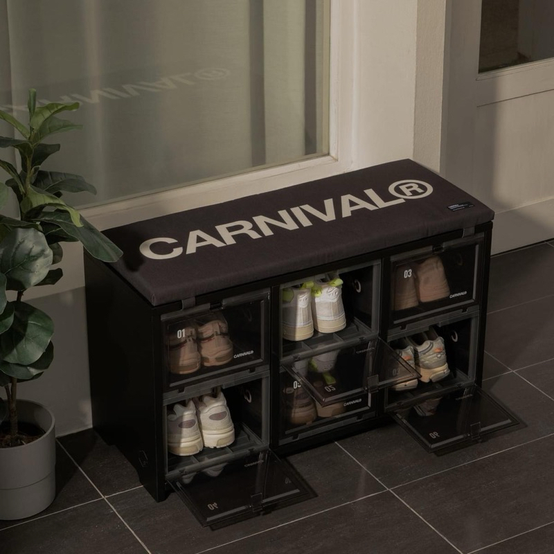 [พร้อมส่ง ของใหม่ แท้💯%] CARNIVAL® X  TOWER BOX WOODEN STOOL PLUS “Black Edition”