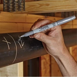 Sharpie ปากกามาร์คเกอร์ Permanent Marker Fine 1.0 มม. ชนิดลบไม่ได้ (ราคาต่อ 1 ด้าม)