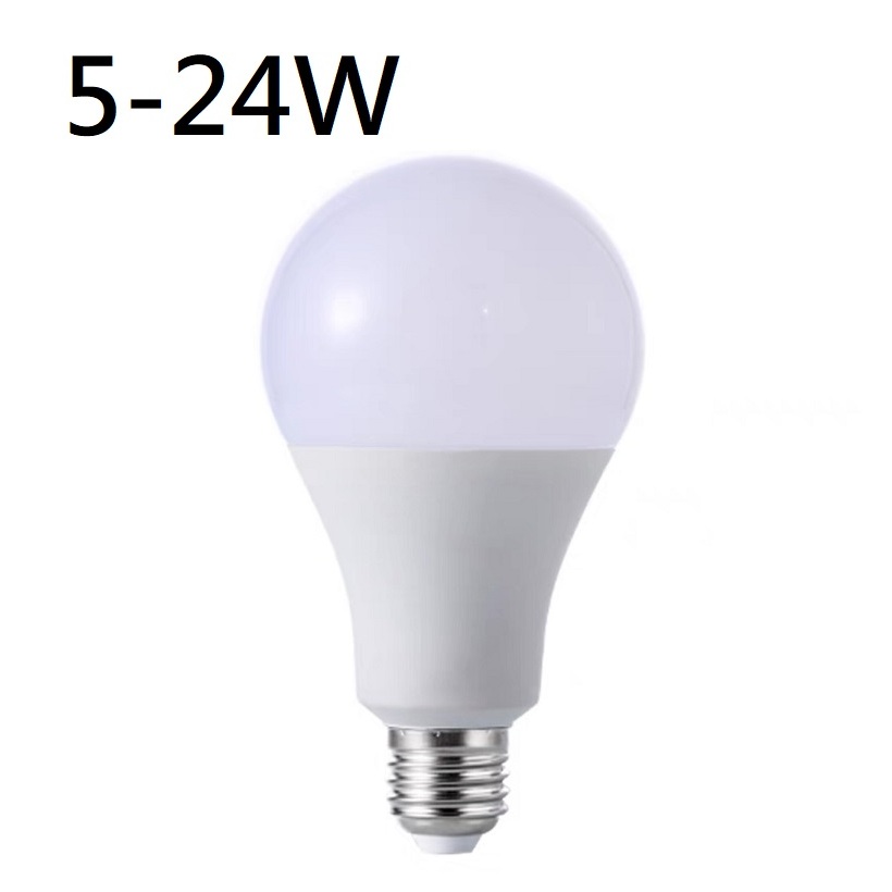หลอดไฟ LED ทรงกลม แสงสีขาว E27 รุ่น JS 5W~85W หลอดไฟบ้าน ไฟห้องนอน หลอดปิงปอง