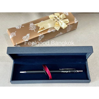 สลักชื่อฟรี Pentel รุ่น Energel Alloy Slim