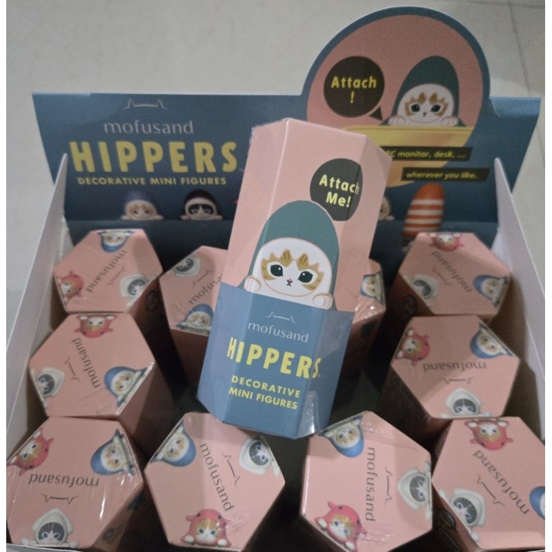 🔺️พร้อมส่ง🔺️Mofusand Hipper ตัวเกาะโทรศัพท์🐈‍⬛