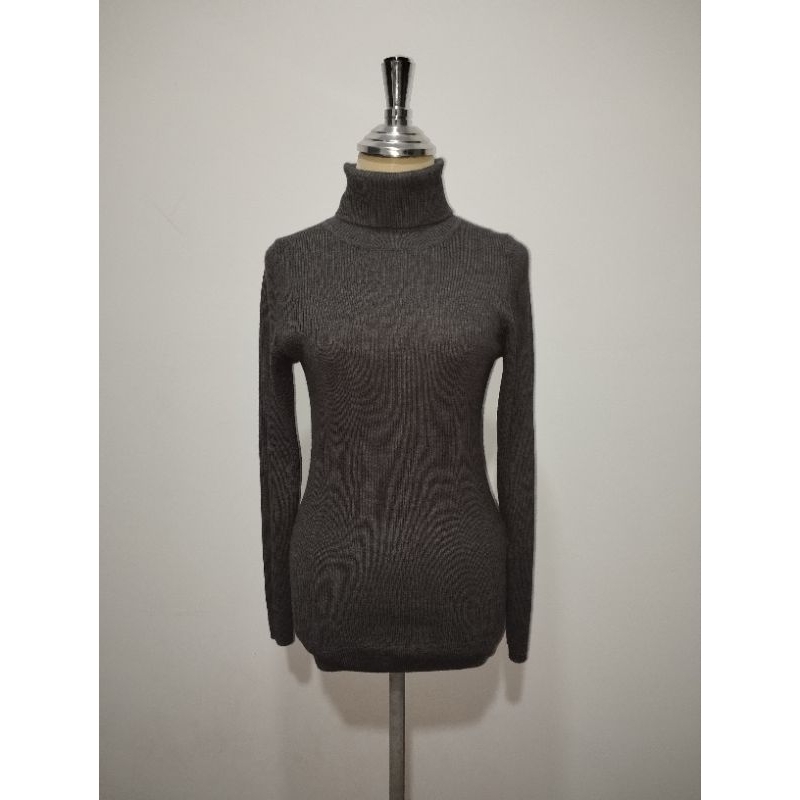 SY23. เสื้อคอเต่าผ้าวูล comme ca ism แท้