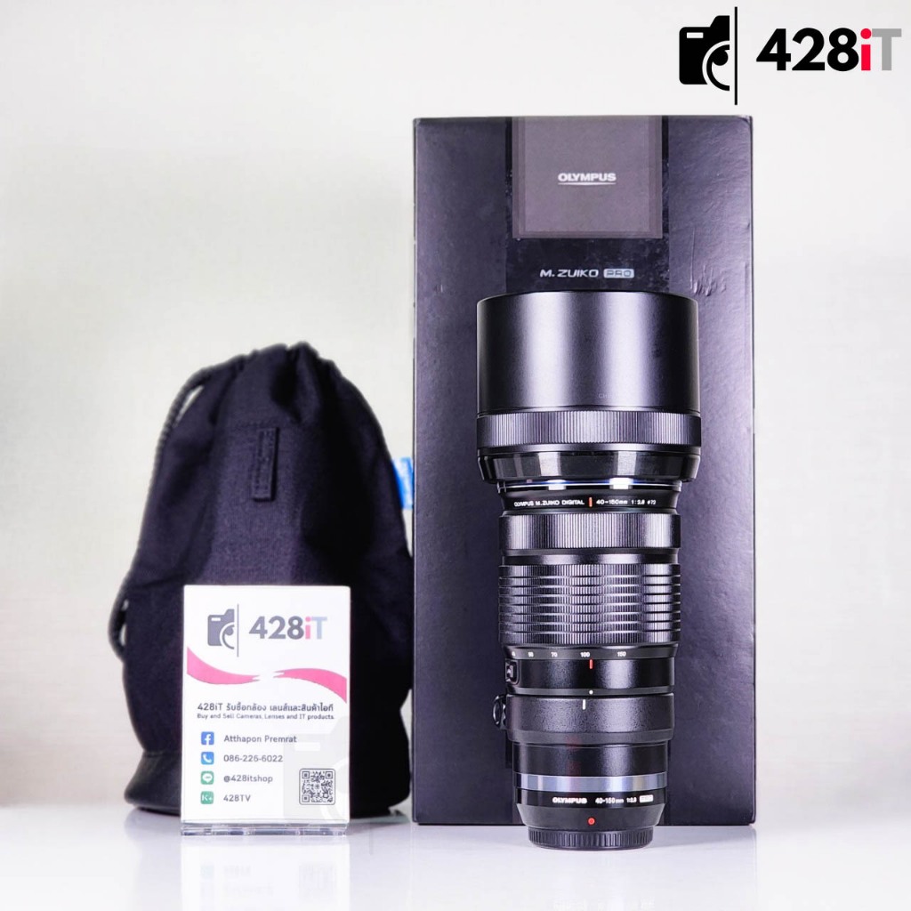 [2nd-hand] OLYMPUS M.ZUIKO 40-150mm f2.8 Pro เลนส์ Tele-zoom สภาพสวย อดีตศูนย์ไทย ครบกล่อง