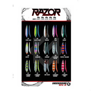 เหยื่อจิ๊ก UNDERGROUND รุ่น RAZOR