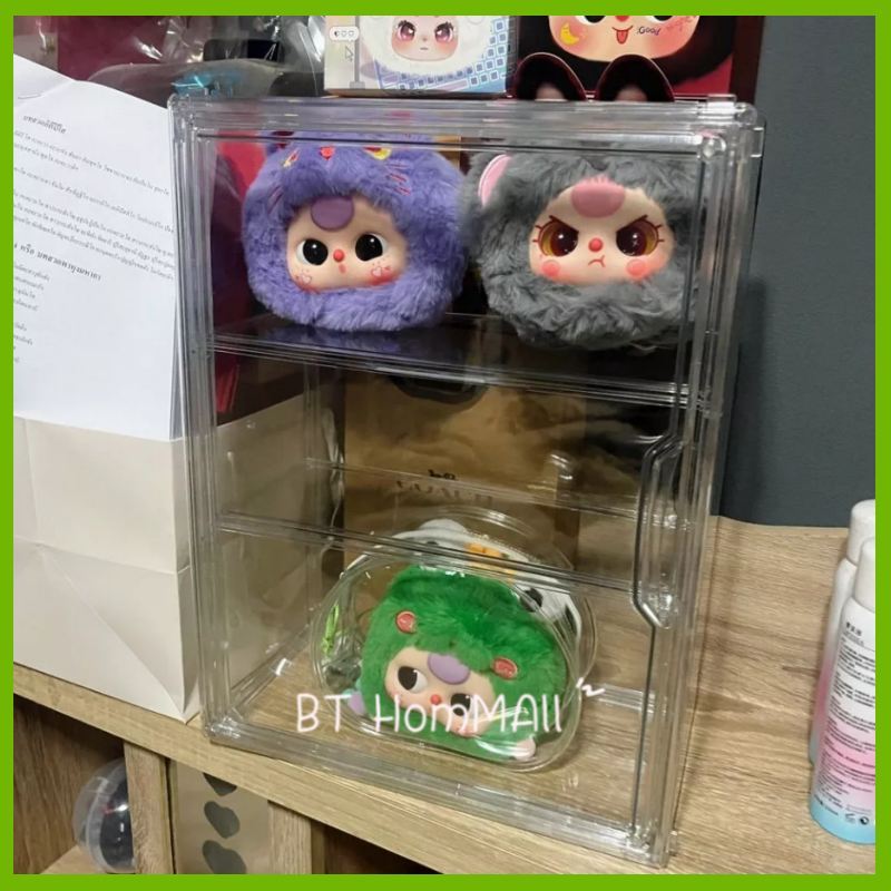 Baby Three/kimmon กล่องเก็บโมเดล ตู้โชว์ตุ๊กตา ของสะสม ถอดออกได้ กันฝุ่นกันความชื้น