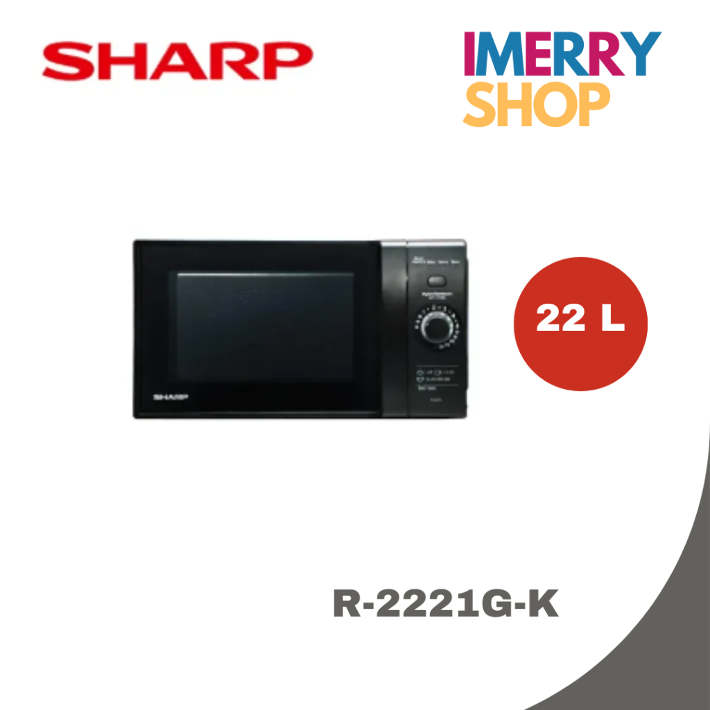 Sharp ไมโครเวฟ 22 ลิตร รุ่น- R-2221G-K