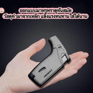 HONEST ไฟฟู่ ปรับระดับไฟได้ วัสดุโลหะ ทนไฟได้สูง ให้ความทนทานและเรียบหรู สามารถใช้เตาแก๊ส /จุดเทียน /ซุชิ ฯลฯ ใช้ง่าย