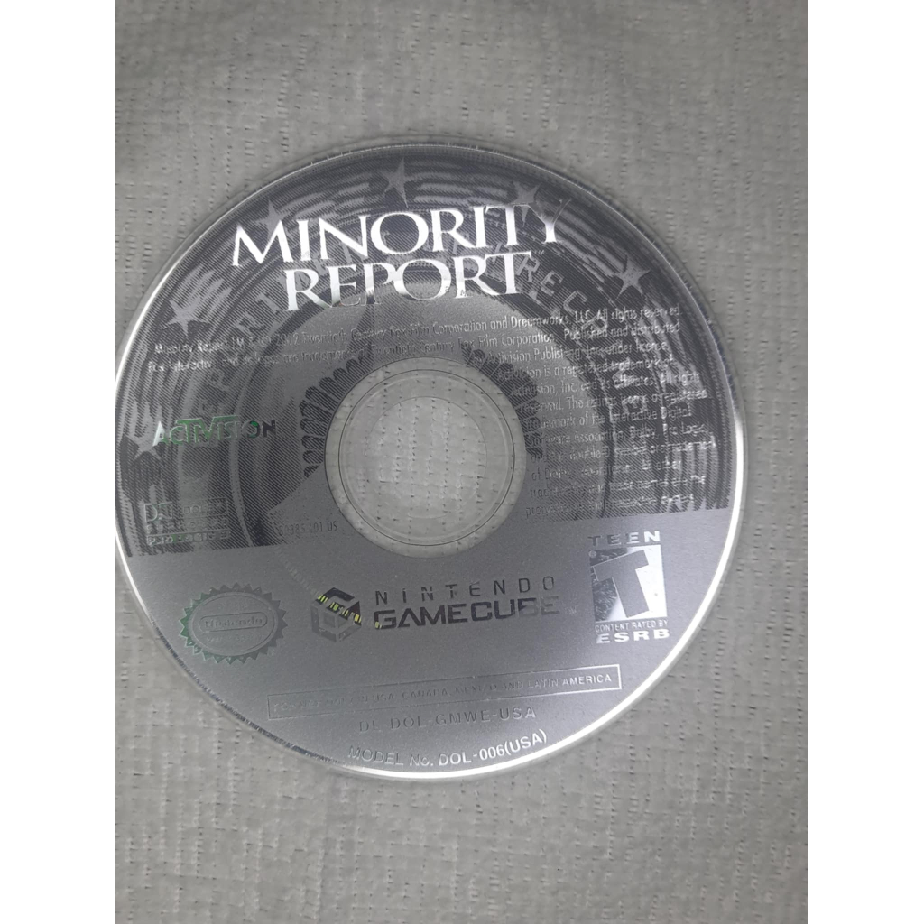 GameCube - Minority Report: Everybody Runs (USA) แผ่นแท้