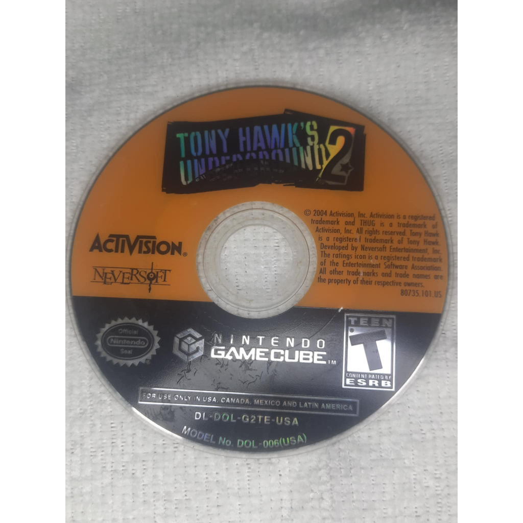 GameCube - Tony Hawk's Pro Skater 2 (USA) แผ่นแท้