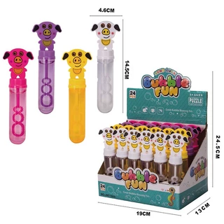 พร้อมส่ง ที่เป่าฟองสบู่ Bubble Fun ของเด็ก ขนาดเล็ก 14 ซม. ลายน่ารัก แบบคละ