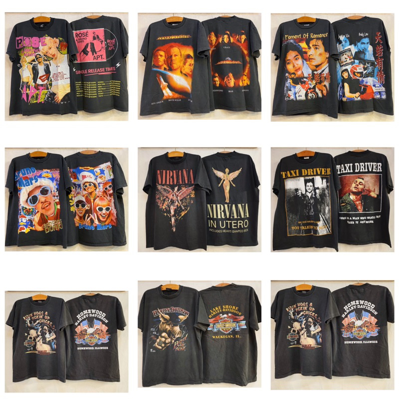 เสื้อผ้าฟอก เสื้อวินเทจ ผ้าเฟดไบโอ เสื้อวง