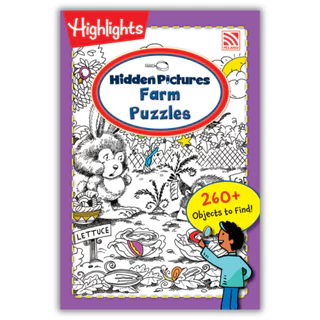 หนังสือแบบฝึกหัด Hidden Pictures - Farm Puzzles