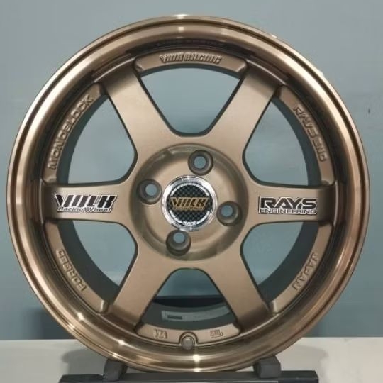 TE37 ล้อแม็กซ์ลายสุดฮิต ผลิตไทยไม่ใช่งานจีนคะ  รถเก๋งขอบ15 7นิ้ว  4รู100 YACHIYODA V17SL  TE37  BRON