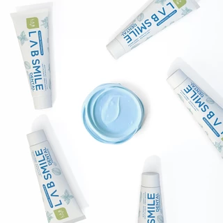 Lab Smile Dental ไซส์เล็ก - ยาสีฟันแลบสไมล์ขนาด 7g 10 หลอด ดูแล เหงือก กลิ่นปาก ป้องกัน ฟันผุ