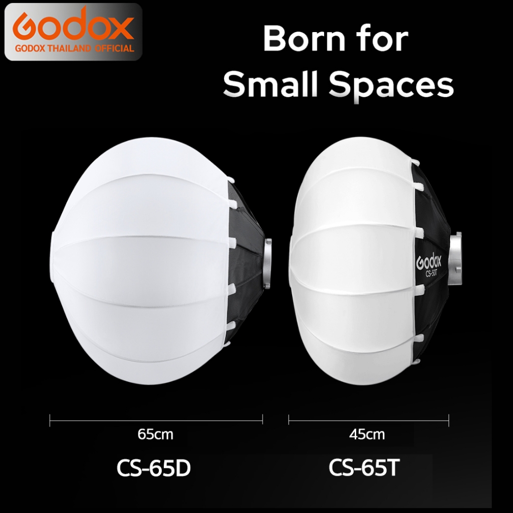 Godox Softbox CS-65T Collapsible Lantern Softbox 65 cm. - Bowen mount /  Godox Thailand