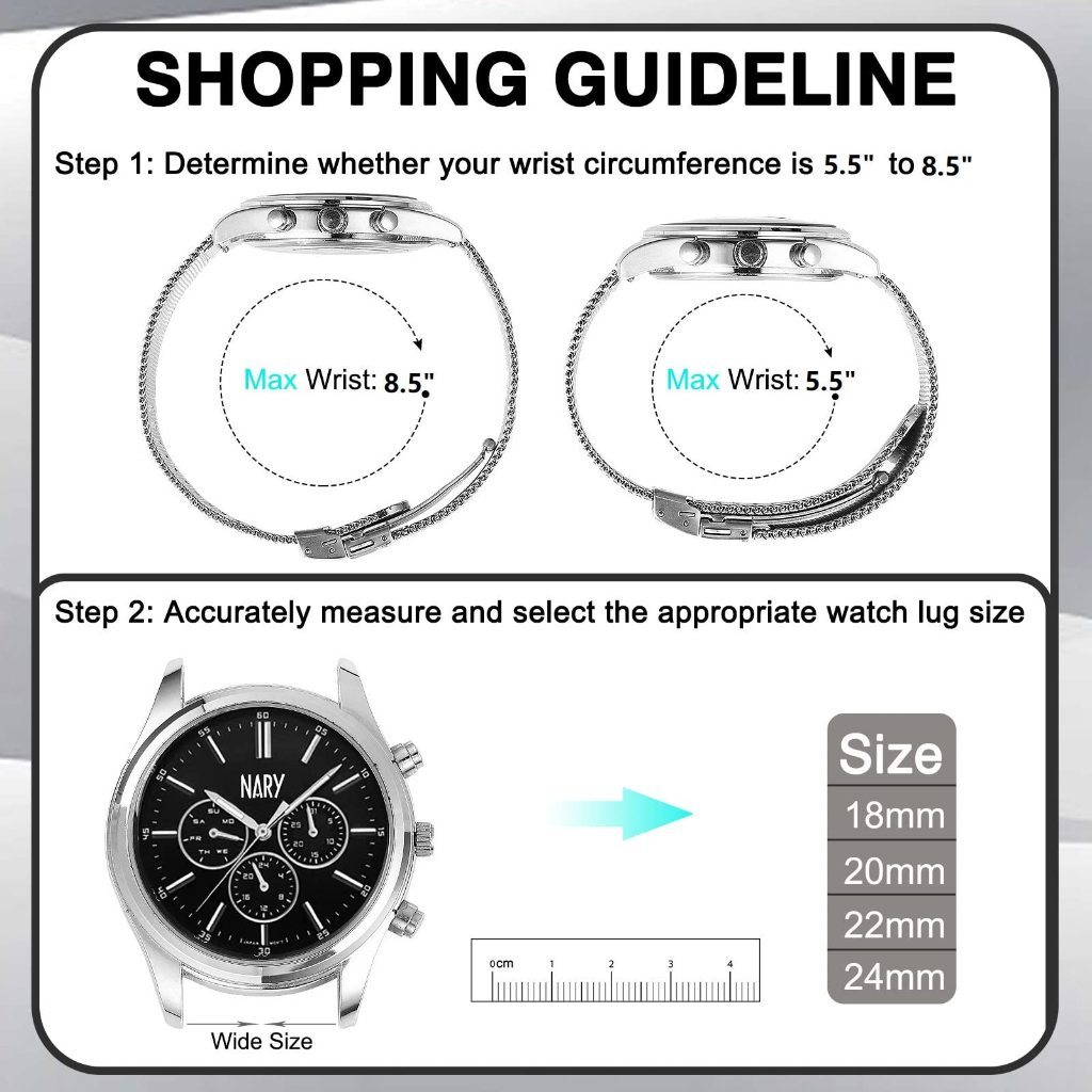 Huafit x Aolon 22mm Strap สาย 22 มม สายเหล็ก สายมิลาน สายหนัง สายซิลิโคน สายแม่เหล็ก