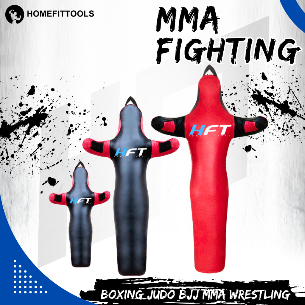 HFT หุ่นฝึกซ้อม1ขา หุ่นปล้ำ หุ่นยูโด Judo BJJ Jiu Jitsu Grappling Dummy MMA Wrestling - Homefittools