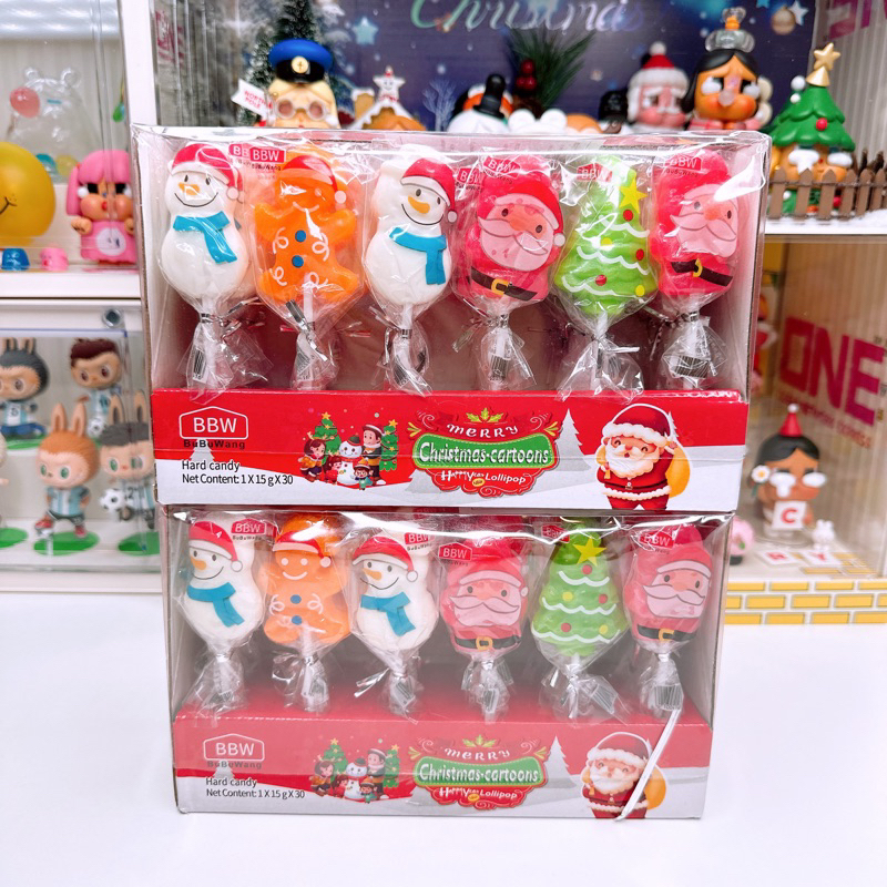 อมยิ้มคริสต์มาส เเละ ฮาโลวีน Halloween อย. ( 1 แพ็ค 30 ชิ้น )