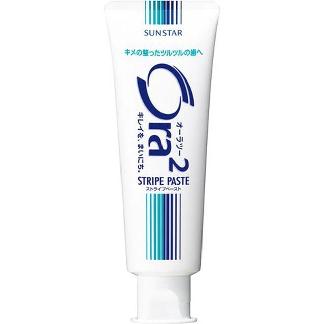 Ora2 ยาสีฟัน Stripe Toothpaste 140g ยาสีฟัน โอราทู สไตรป์ ทูธเพสท์