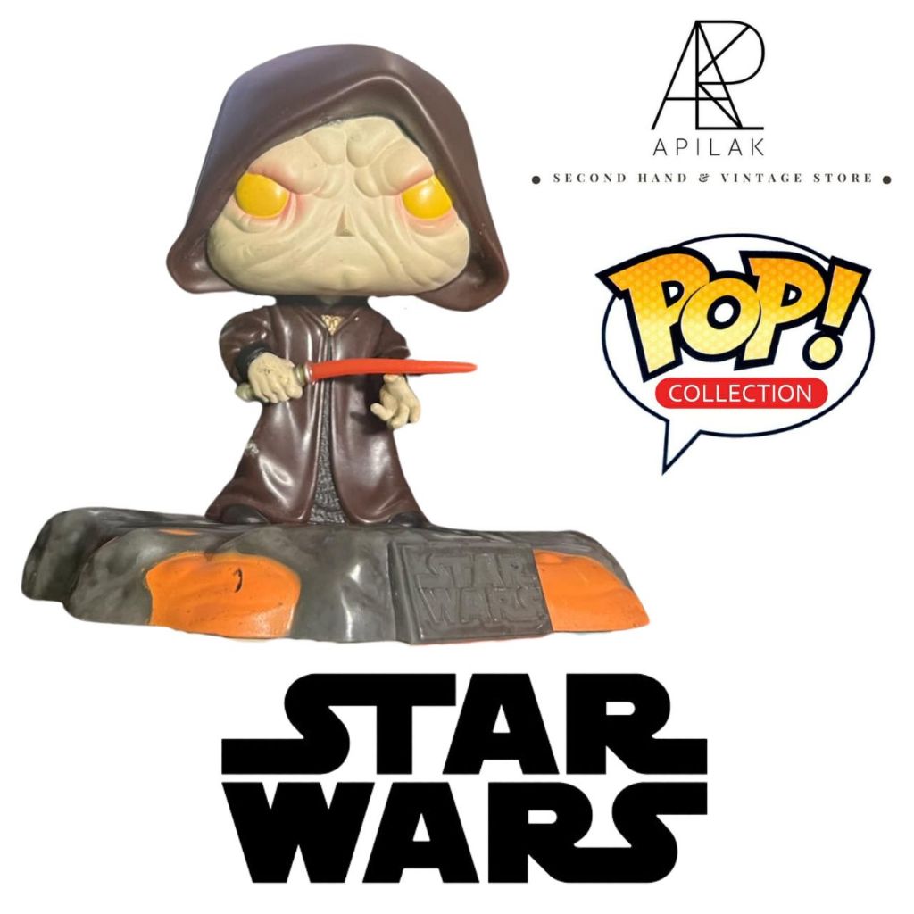 Funko Pop Red Saber Series Volume 1 Darth Sidious #519 Star Wars GITD Figure งานแท้ มือสอง