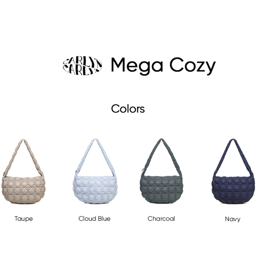 Carly Mega Cozy 4colors H74114010 (Navy, Cloud Blue, Charcoal, Taupe)