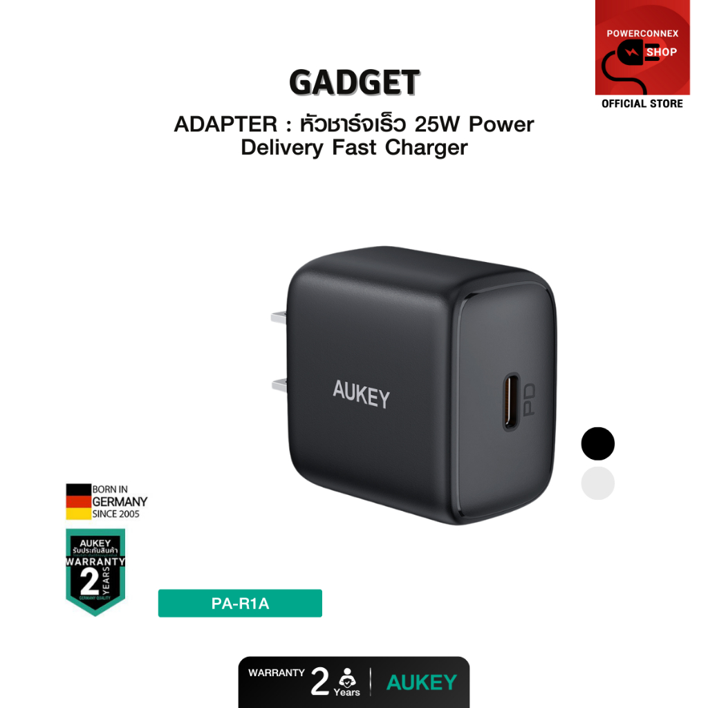 AUKEY PA-R1A หัวชาร์จเร็ว 25W PPS Power Delivery 25W PPS Charger
