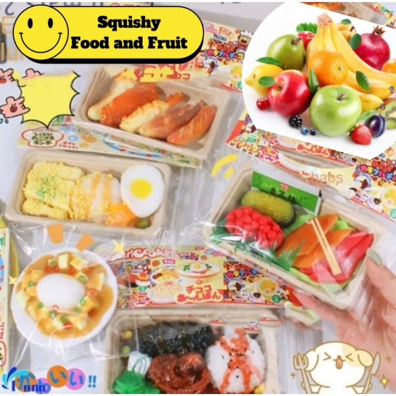 พร้อมส่ง ทาบะสกุชชี่ อาหาร ติ่มซำ ผลไม้ **หลายแบบ เลือกได้**