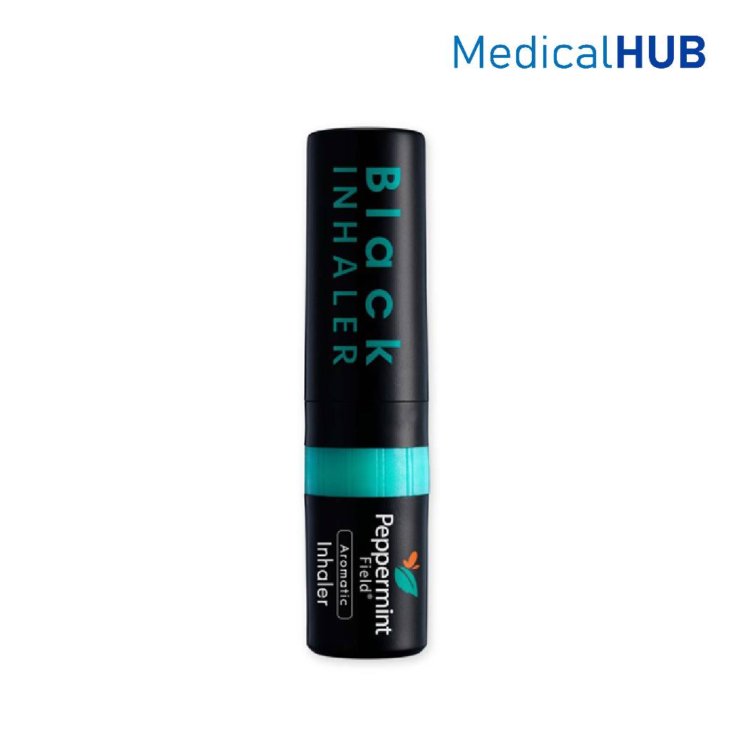 Peppermint Field Black Inhaler ยาดมเป๊ปเปอร์มิ้นท์ ฟิลด์ พกพา กลิ่นหอม 1 หลอด 19547