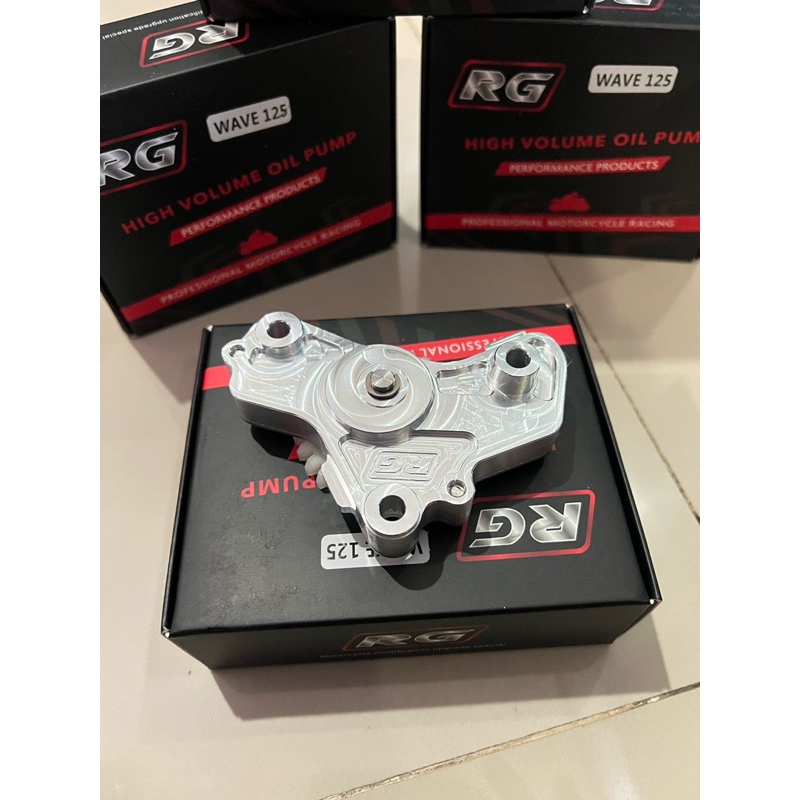 ปั๊มน้ำมันเครื่องCNC w125 แรงฉีดรองรับลูกใหญ่ๆได้เลย สิ้นค้าแบรนRG