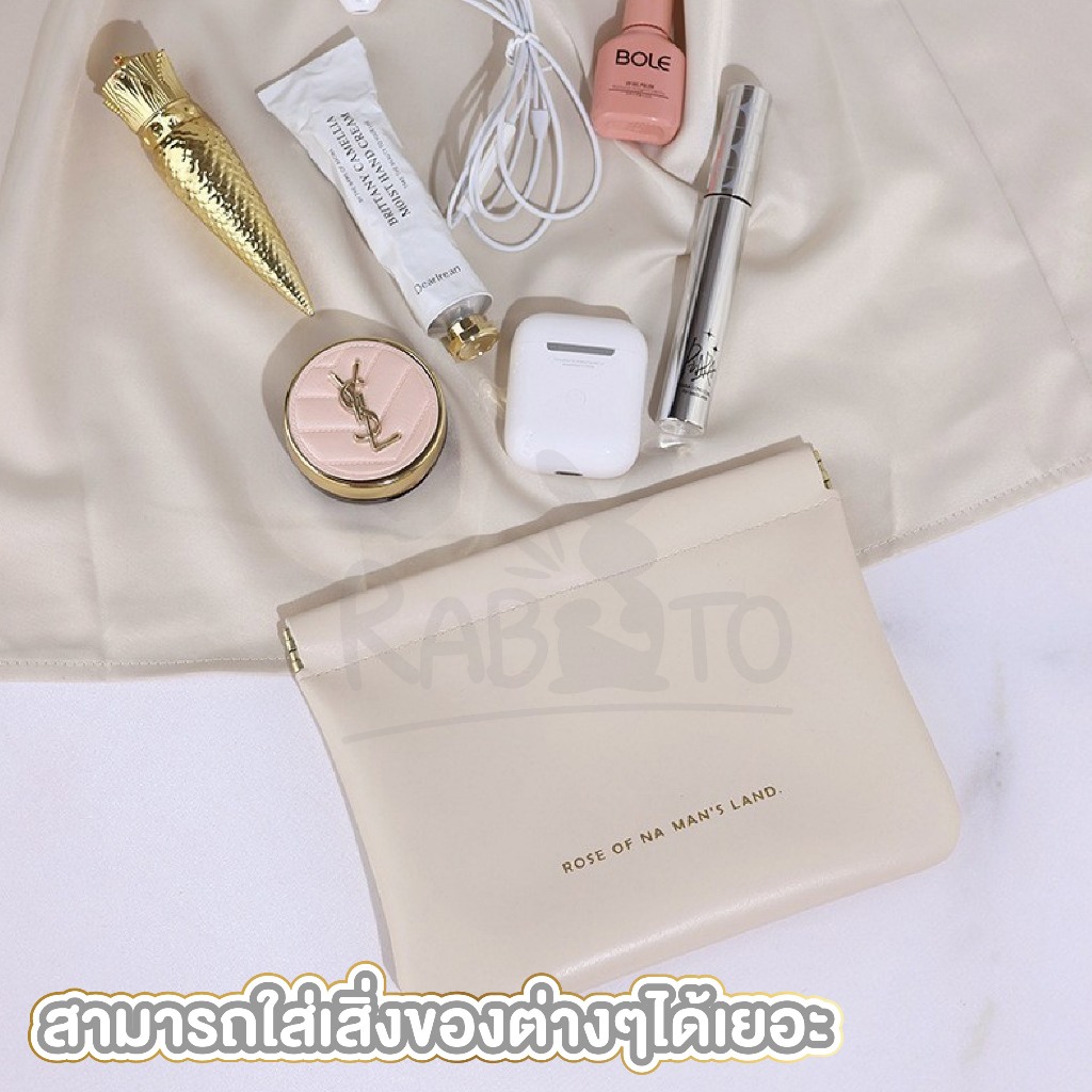 【RABITO สินค้าดี】กระเป๋าหนัง PU ใส่เหรียญ หูฟัง เมมโมรี่การ์ด กันน้ํา ความจุขนาดใหญ่ สําหรับเดินทาง SP1