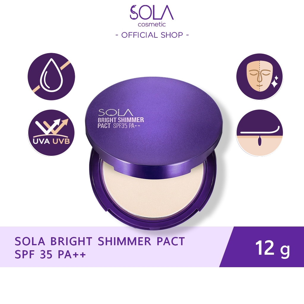 Sola – โซลา แป้งวิ้ง ผิวเนียนไบร์ท SPF35 PA++ 12g. – โปรปัง