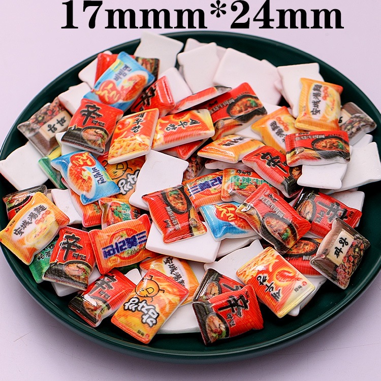 j031 ถุงบะหมี่ขนมจิ๋วของเล่นจิ๋ว เซ็ต 10 ชิ้น