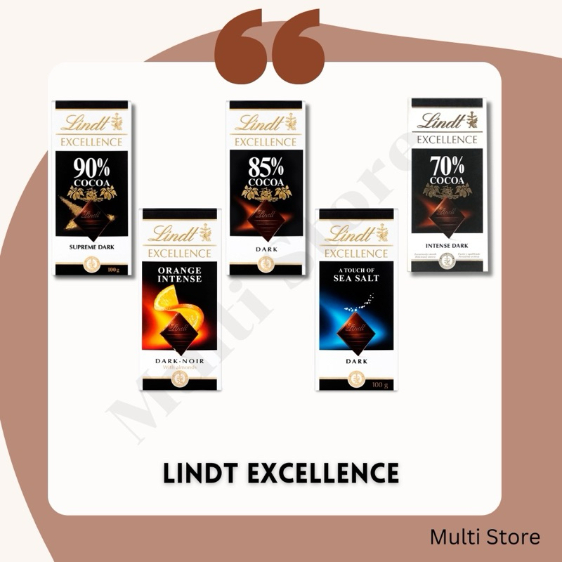 Lindt Excellence Chocolate Bar ~ ลินด์ท เอ็กซ์เซลเลนซ์ ช็อกโกแลตบาร์