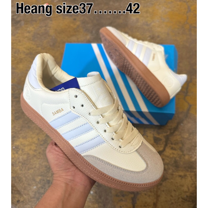 🔥(+เผื่อ1ไซส์)รองเท้าผ้าใบรุ่นแซ้มบ้า💯รุ่นกำลังฮิตใสได้หญิง ชายไซส์37___45สินค้าพร้อมส่งในไทย