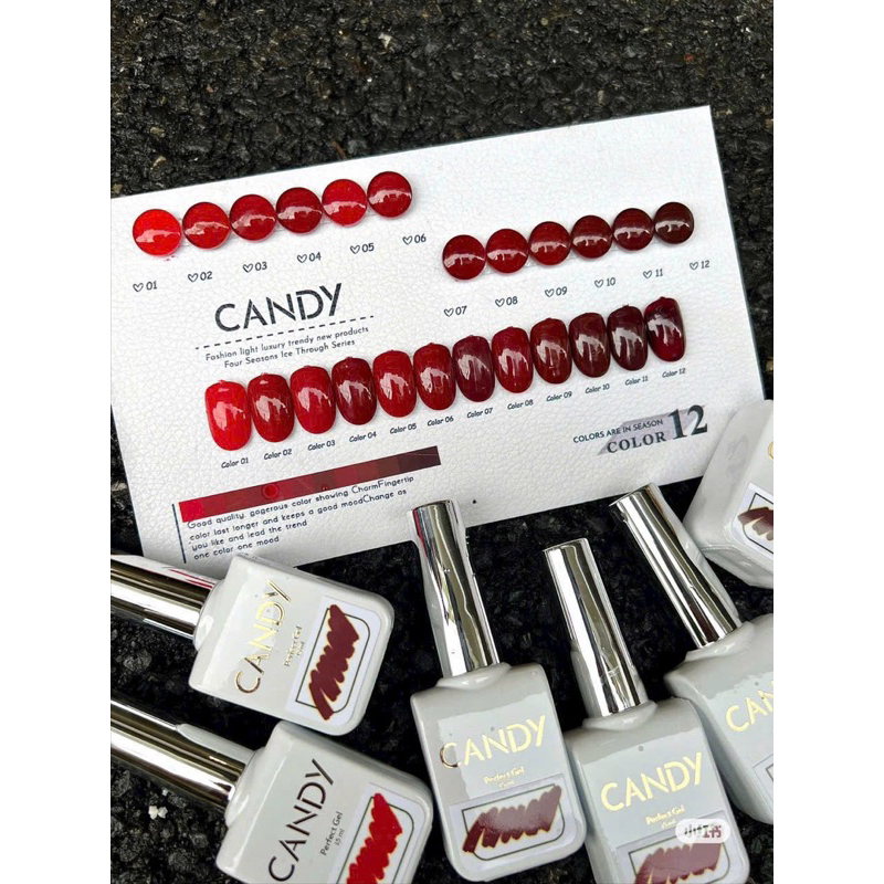 ชุดสีเจล CANDY 12สี แถมชาร์จของแท้ C4