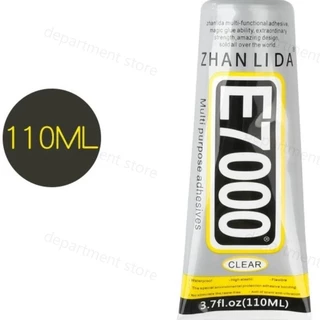Zhanlida E7000 เป็นกาวอเนกประสงค์สำหรับติดผ้า เพชร โลหะ และชิ้นส่วน มีความหนืดดี ไม่ติดแข็ง และไม่ทิ้งรอยขาว