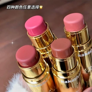 Kakashow [No.C338] Double Head Powder Blusher Stick บลัชสติ๊ก พร้อมฟองน้ำเกลี่ยในแท่ง ปัดแก้มสีสวย ใช้ง่าย ติดทนยาวนาน