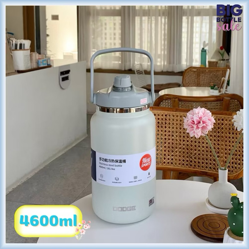 Dodge กระติกน้ำเก็บอุณหภูมิ กระติกน้ำยักต์ กระติกน้ำเก็บอุณหภูมิ ขนาด / 4600ml DB-22667 SUS304