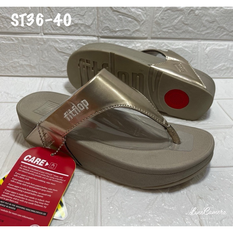 Fitflop รองเท้าหูนีบผู้หญิง น้ำหนักเบานิ่มใส่สบาย รับรองงานสวยตรงปกตามรูปค่ะ