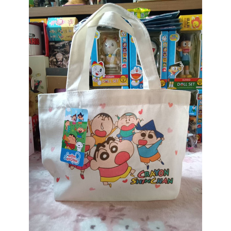 กระเป๋าผ้า แคนวาส Crayon Shinchan ลิขสิทธิ์แท้