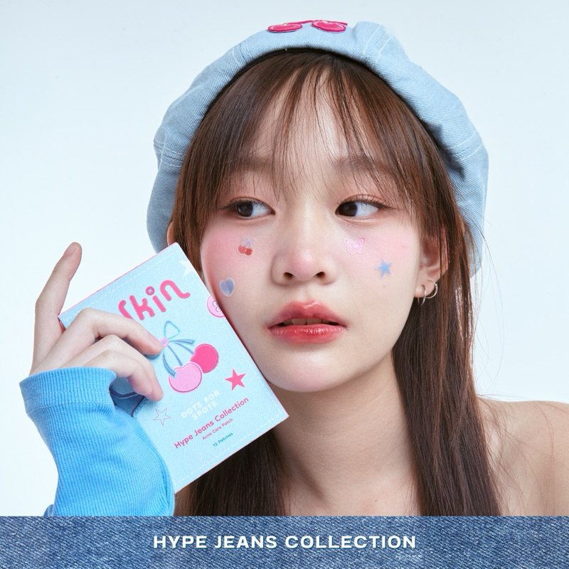 แผ่นแปะสิว 16 Skin Acne care Patch "HYPE JEANS" ลายยีนส์