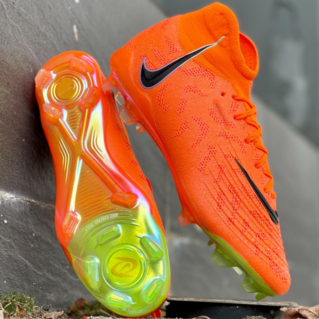 รองเท้า ฟุตบอล สตั๊ด Nike Phantom GX Elite FG หุ้มข้อ มีเก็บเงินปลายทาง ถ่ายจากงานจริง แถมถุงผ้า + ดันทรง +กล่อง