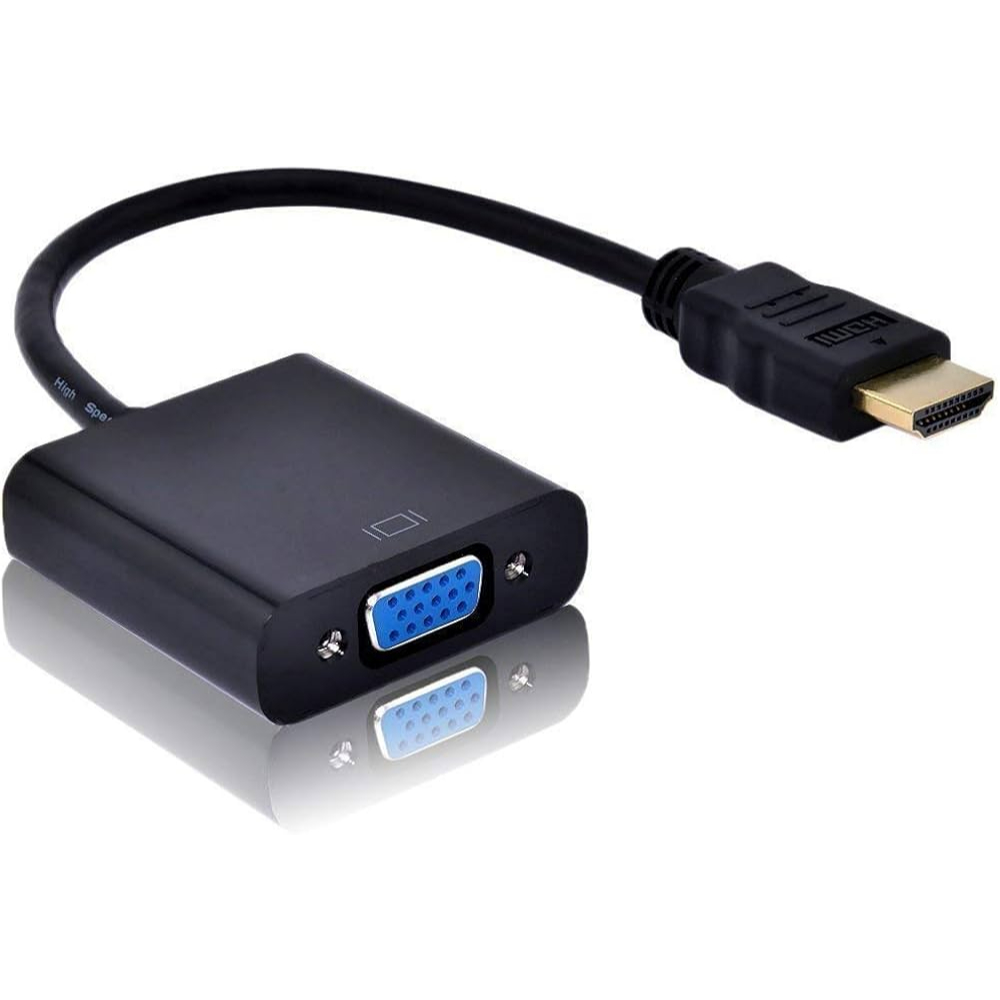 HDMI to VGA Adapter Cable 1080P for Projector, Computer, Laptop, TV, Projectors & TV